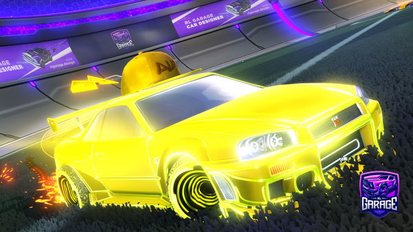 A Rocket League car design from shockwaveshark