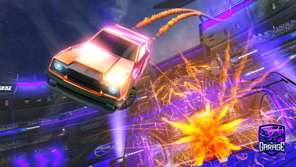 A Rocket League car design from KEMOTEC