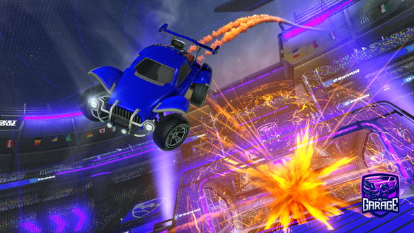 A Rocket League car design from XproH709