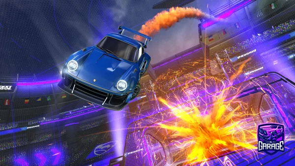 A Rocket League car design from Odeehigh5