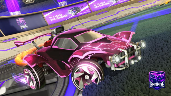 A Rocket League car design from GFuelTripp