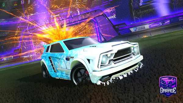 A Rocket League car design from Pekari