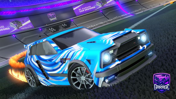 A Rocket League car design from Jordanbutnor