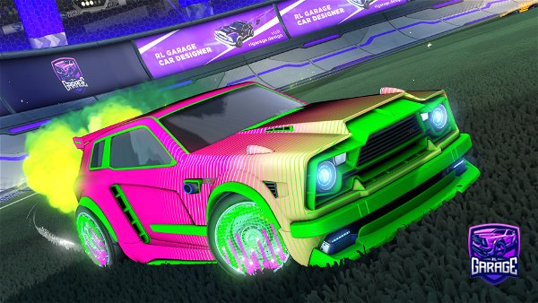 A Rocket League car design from Frost3906