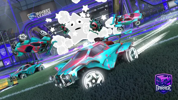 A Rocket League car design from Jeebozz