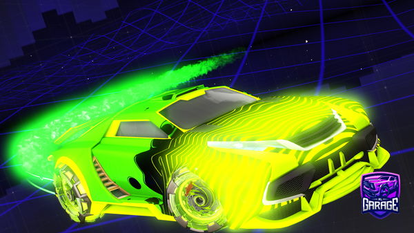 A Rocket League car design from MarkerRL
