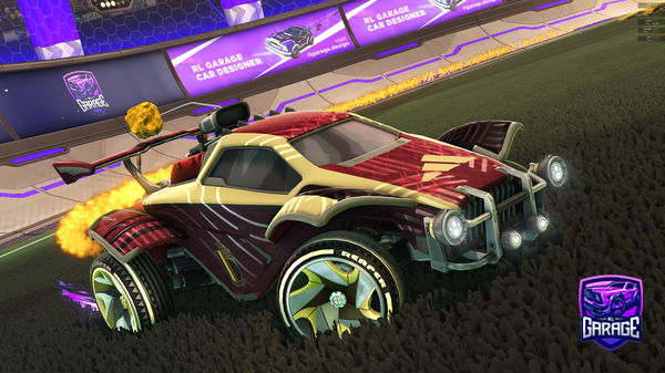 A Rocket League car design from akatotuu