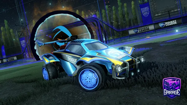 A Rocket League car design from WaterItem