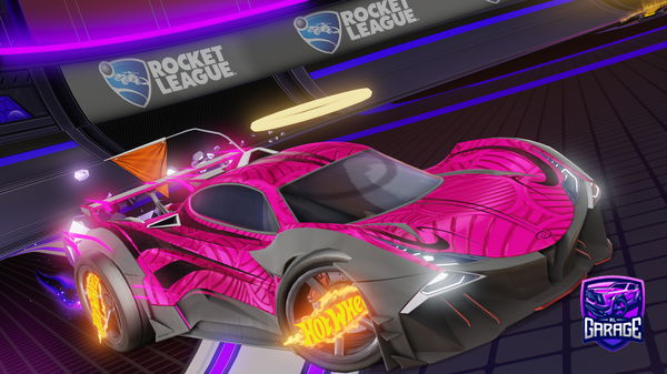 A Rocket League car design from Fire_Tiger