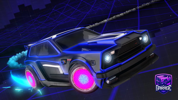 A Rocket League car design from Cristyan098