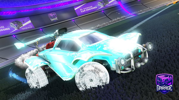 A Rocket League car design from das-mackan