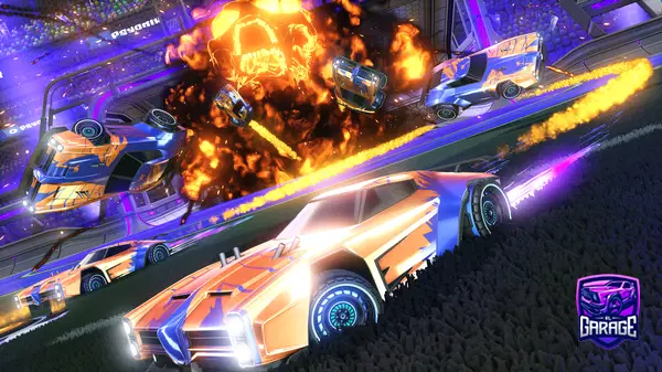 A Rocket League car design from akatotuu