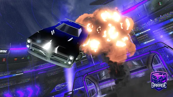 A Rocket League car design from Mitoka_on60FPS