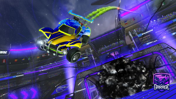 A Rocket League car design from Bushcraftboy982