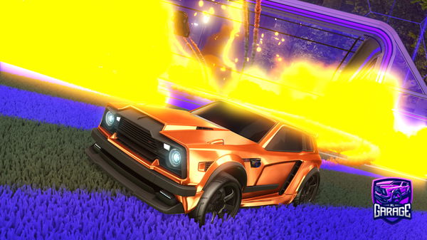 A Rocket League car design from JPRO250