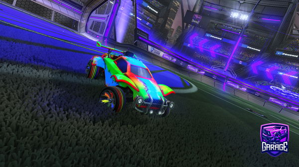 A Rocket League car design from Reewko