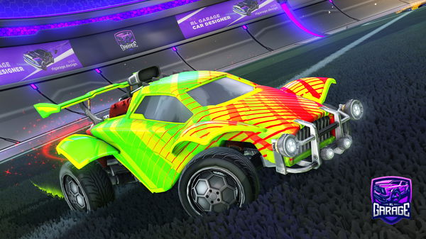 A Rocket League car design from coolj71111