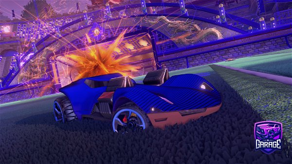 A Rocket League car design from silverflame7