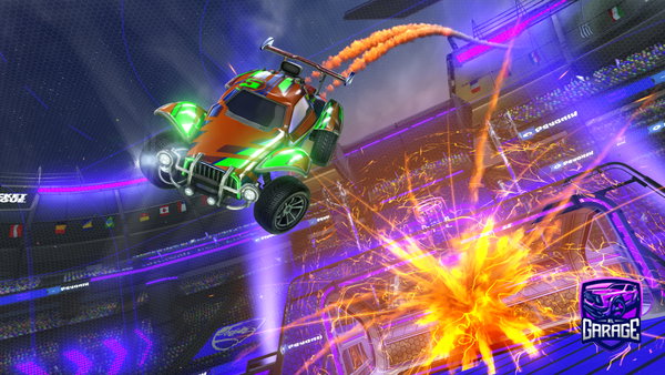 A Rocket League car design from 00melon00