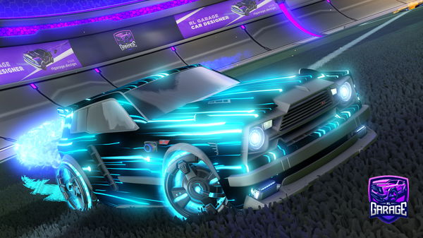 A Rocket League car design from Rajoe