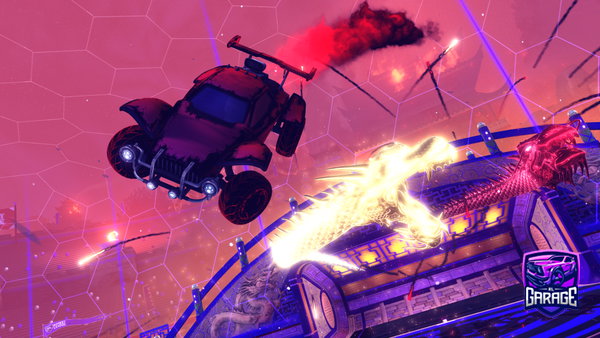 A Rocket League car design from Calming