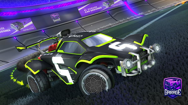 A Rocket League car design from SEAVORPLAY