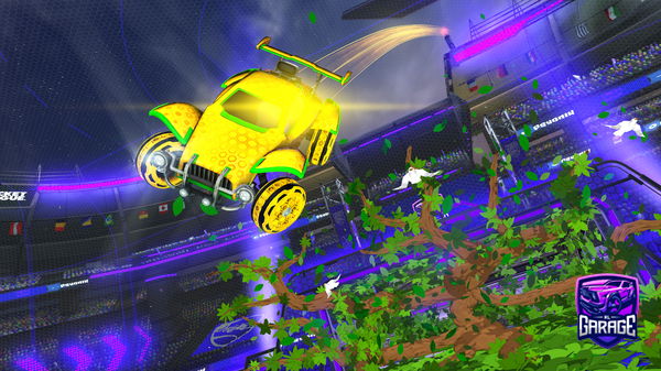 A Rocket League car design from Piggywigly