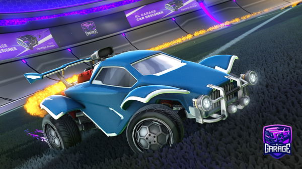 A Rocket League car design from VAZR-BK