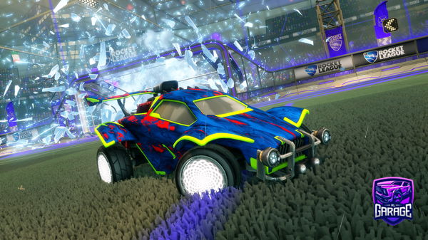 A Rocket League car design from passmescor
