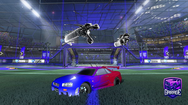 A Rocket League car design from Mari_BVB09