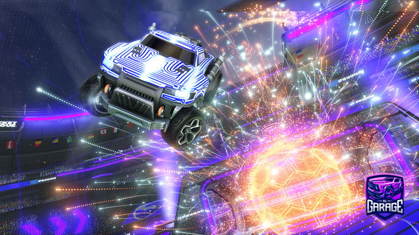 A Rocket League car design from DarkPasta