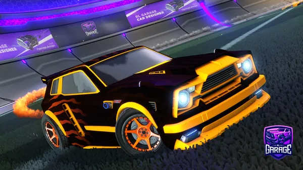 A Rocket League car design from TOXT3R