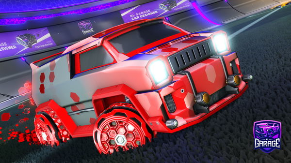 A Rocket League car design from NVGGET