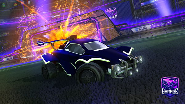 A Rocket League car design from MisticSparkles