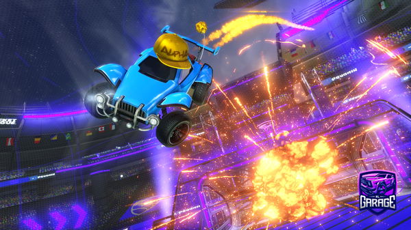 A Rocket League car design from Blazeb99