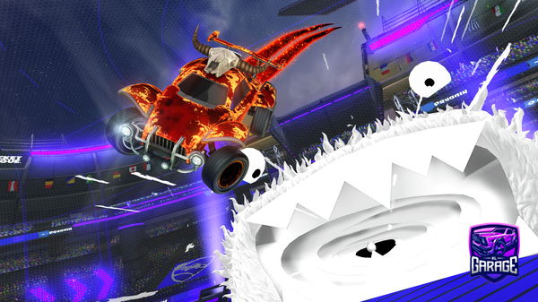 A Rocket League car design from toenailyummy