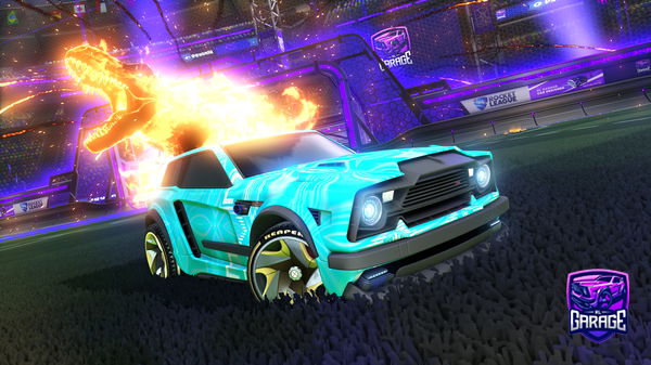 A Rocket League car design from wategaming