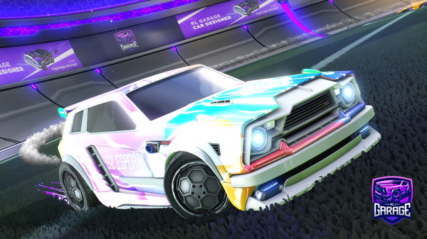 A Rocket League car design from WoKy_