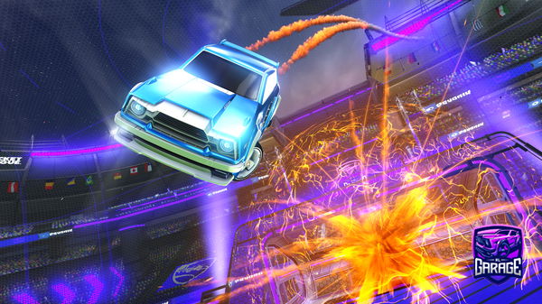 A Rocket League car design from Human_ZA