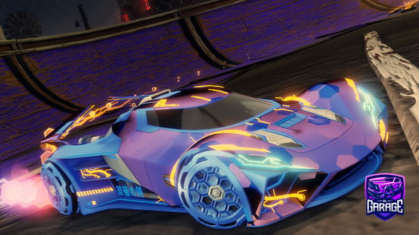 A Rocket League car design from SnufflyTiger497