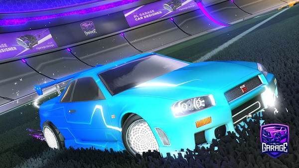 A Rocket League car design from mibble