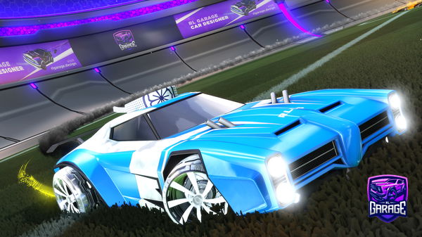 A Rocket League car design from Scald_Fluo
