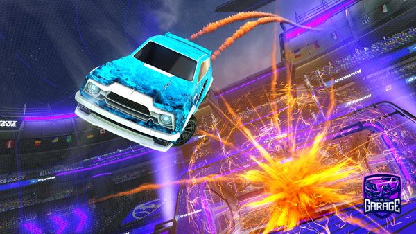 A Rocket League car design from Radiant27