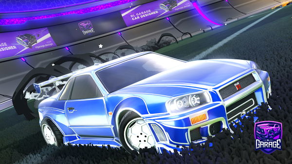 A Rocket League car design from Pliazok