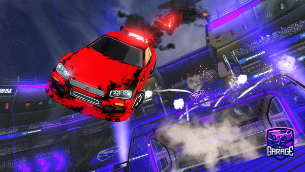 A Rocket League car design from elchechuu03