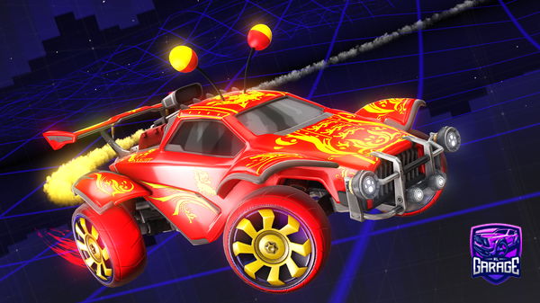 A Rocket League car design from SuperCayse
