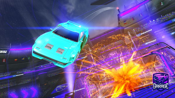 A Rocket League car design from WHASHKI101