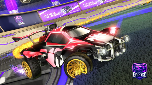 A Rocket League car design from WaelHJGT