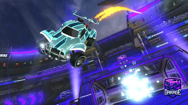 A Rocket League car design from bumpstart