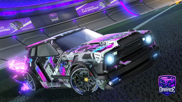 A Rocket League car design from Gengar0506